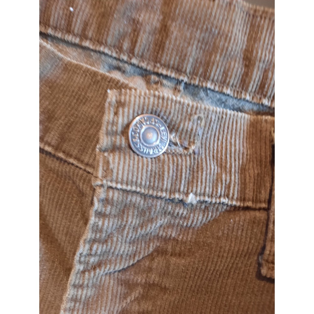 Vintage Levis Corduroy Pants, Men's White Levi Tag - Picture 6 of 12